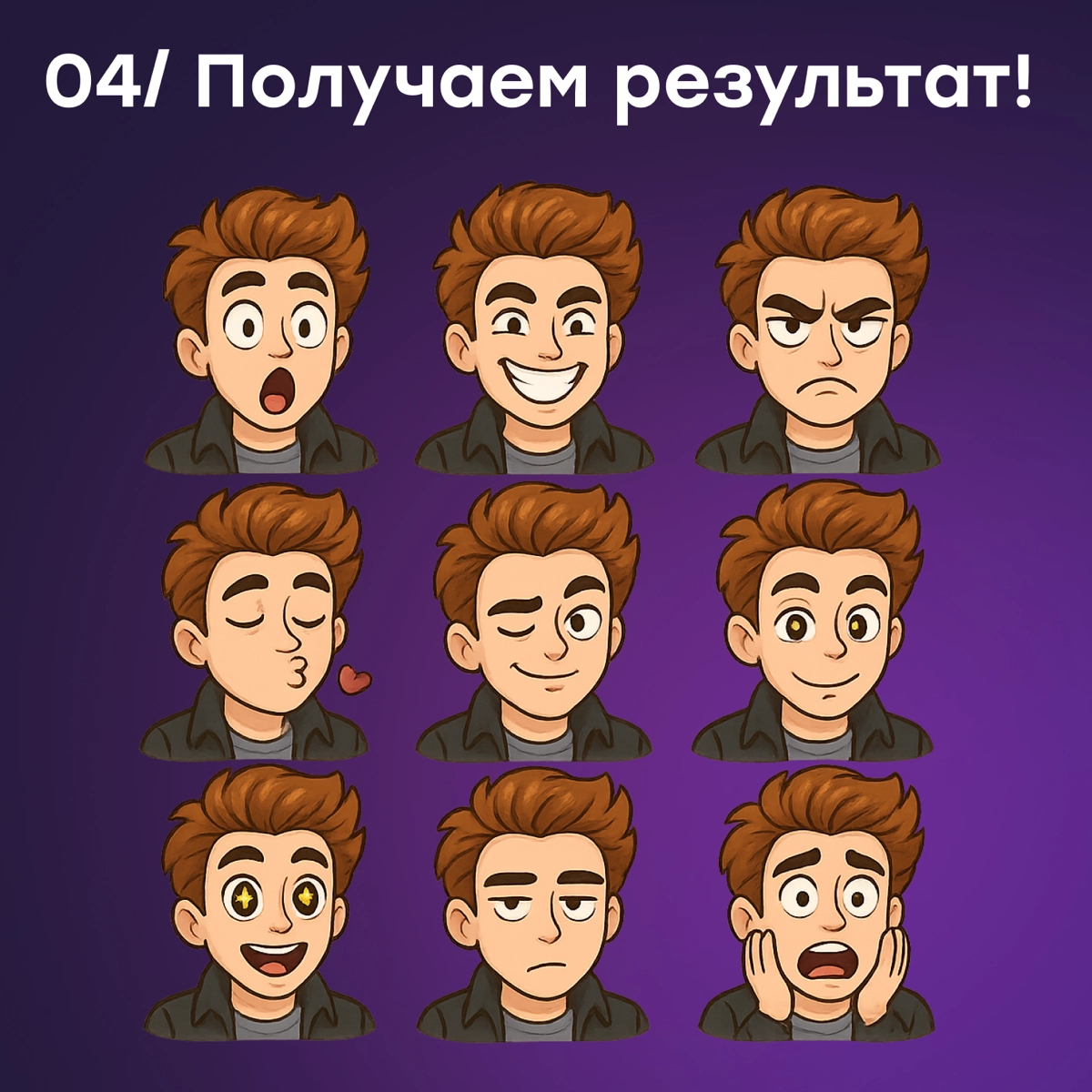 Стикеры для ТГ с помощью ChatGPT: пошаговый план | Сетка — новая социальная сеть от hh.ru