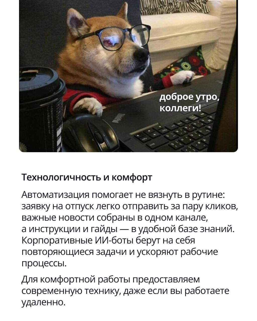 🟣 Работа в хорошей компании — это не только про зарплату и интересные задачи
Это про среду, в которой хочется расти, делиться идеями и не считать минуты до конца дня | Сетка — новая социальная сеть от hh.ru