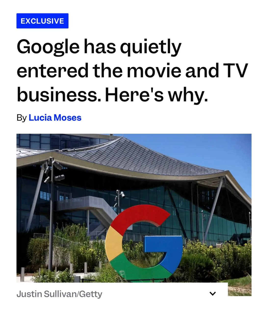 Google выходит на рынок кино. Корпорация запустила собственный продюсерский центр 100 Zeros, чтобы финансировать фильмы и сериалы | Сетка — новая социальная сеть от hh.ru