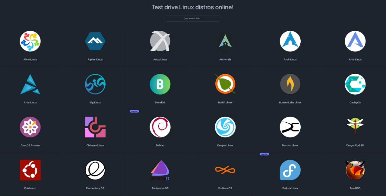 Если до сих пор ты не знаешь какой Linux дистрибутив выбрать, то этот сервис для тебя
DistroSea - Test drive Linux distros online!
https://distrosea.com/ | Сетка — новая социальная сеть от hh.ru