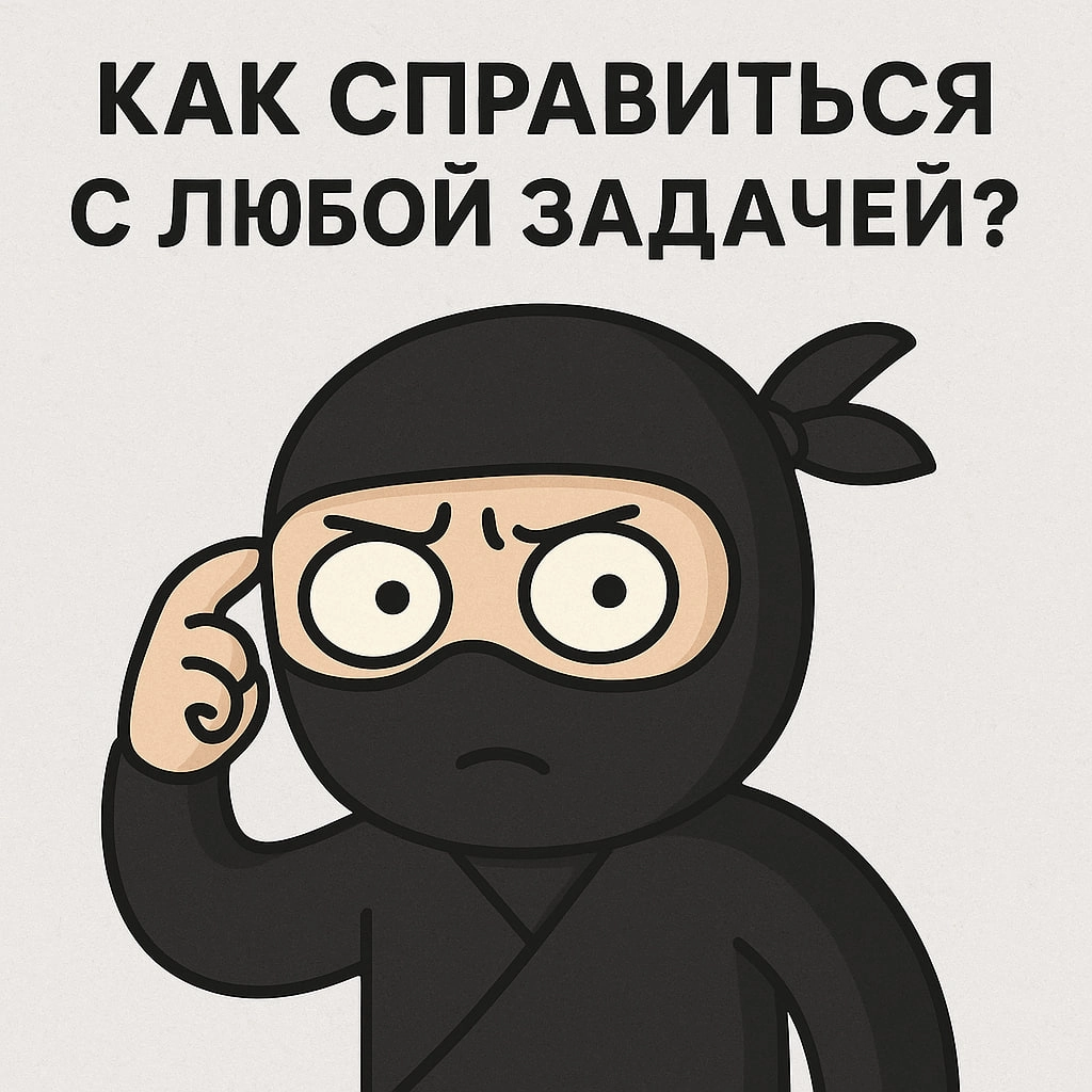 Как справиться с любой задачей?🥷
Когда-то я уже писал статью на Хабре: "Как эффективно решать проблемы в IT: 10 шагов для начинающих аналитиков". Если ещё не читали — советую заглянуть | Сетка — новая социальная сеть от hh.ru