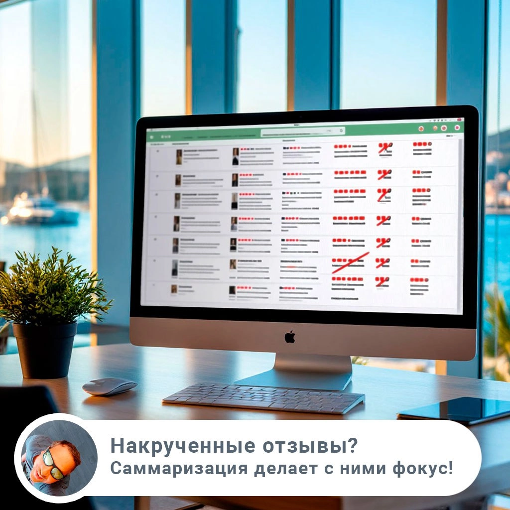 🏝 💻 Накрученные отзывы? Саммаризация делает с ними фокус!
Есть мнение, что отзывы — штука ненадёжная | Сетка — новая социальная сеть от hh.ru