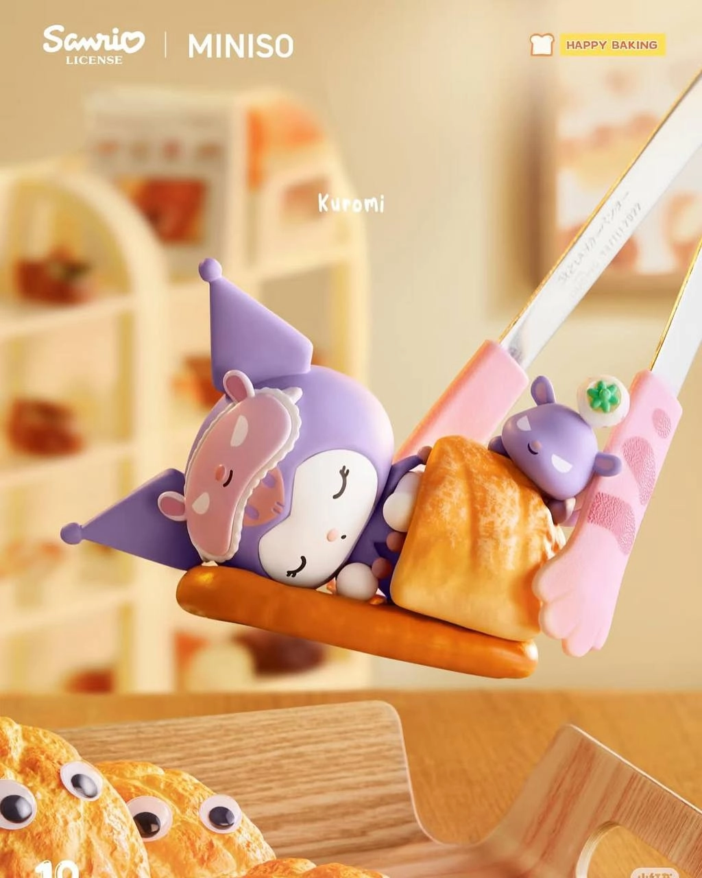 Милота, Miniso представил в коллабе с ToyDonut хлебобулочную коллекцию фигурок по Hello Kitty. Все персонажи — от Kuromi, до Pompompurin — спят на багетах, донатах, булочках и печеньях | Сетка — новая социальная сеть от hh.ru