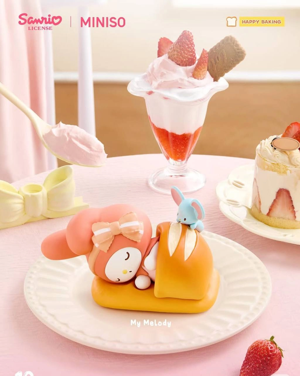 Милота, Miniso представил в коллабе с ToyDonut хлебобулочную коллекцию фигурок по Hello Kitty. Все персонажи — от Kuromi, до Pompompurin — спят на багетах, донатах, булочках и печеньях | Сетка — новая социальная сеть от hh.ru