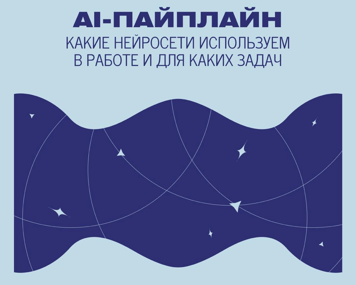 AI пайплайн: какие нейросети используем и для каких задач | Сетка — новая социальная сеть от hh.ru