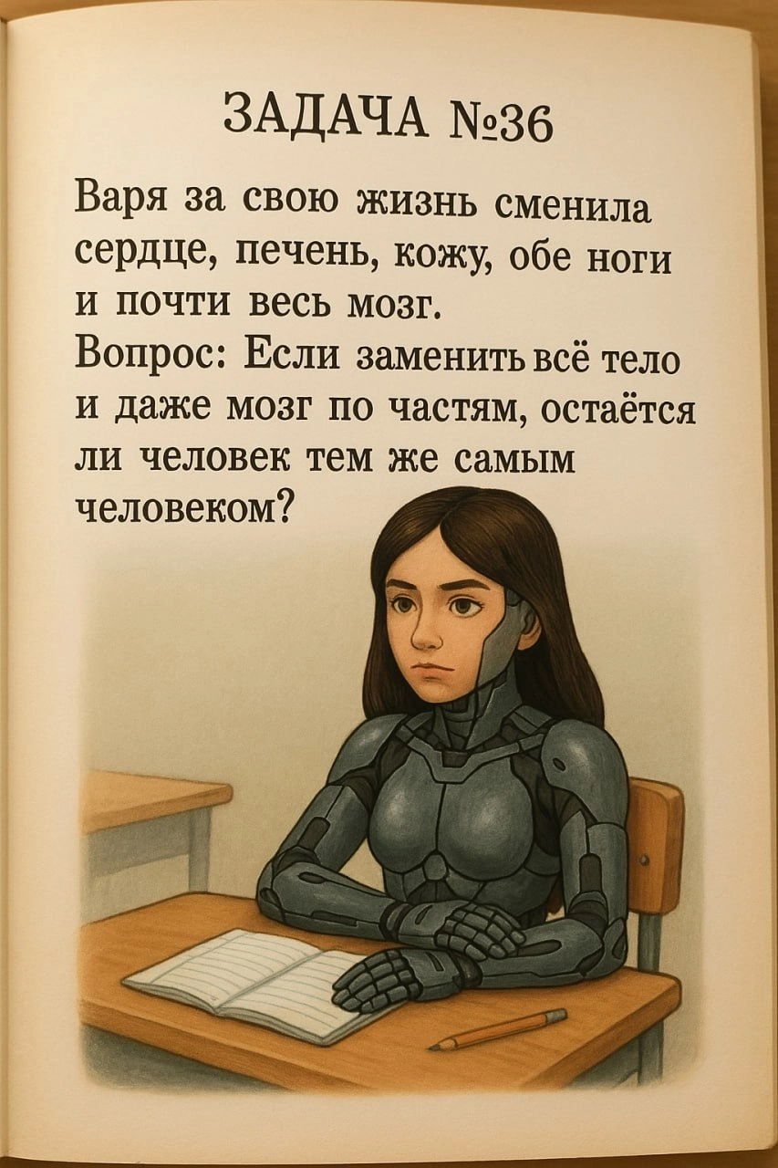 Задачник по новой этике
Увидел в интернете картинку с детской задачкой о «мозге в колбе» (известном философском мысленном эксперименте) и решил сделать серию дилемм из учебника будущего по новой этике | Сетка — новая социальная сеть от hh.ru