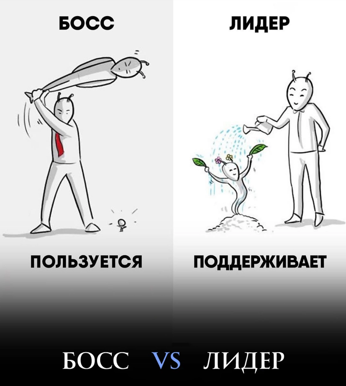 Босс vs Лидер: в чем разница? | Сетка — социальная сеть от hh.ru