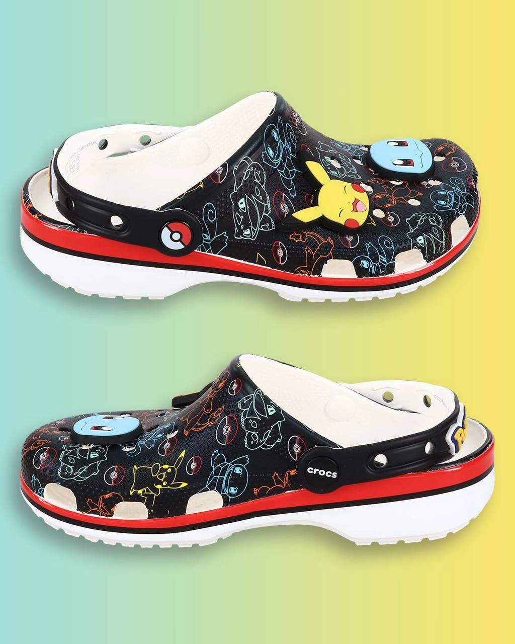 Ооо, Crocs выпустят клогги с БЛЕСТКАМИ и покемонами. В линейке будут розовые и черные клогги, выполненные в стилистике и с деталями мульта, а также джиббитсы с персонажами | Сетка — новая социальная сеть от hh.ru