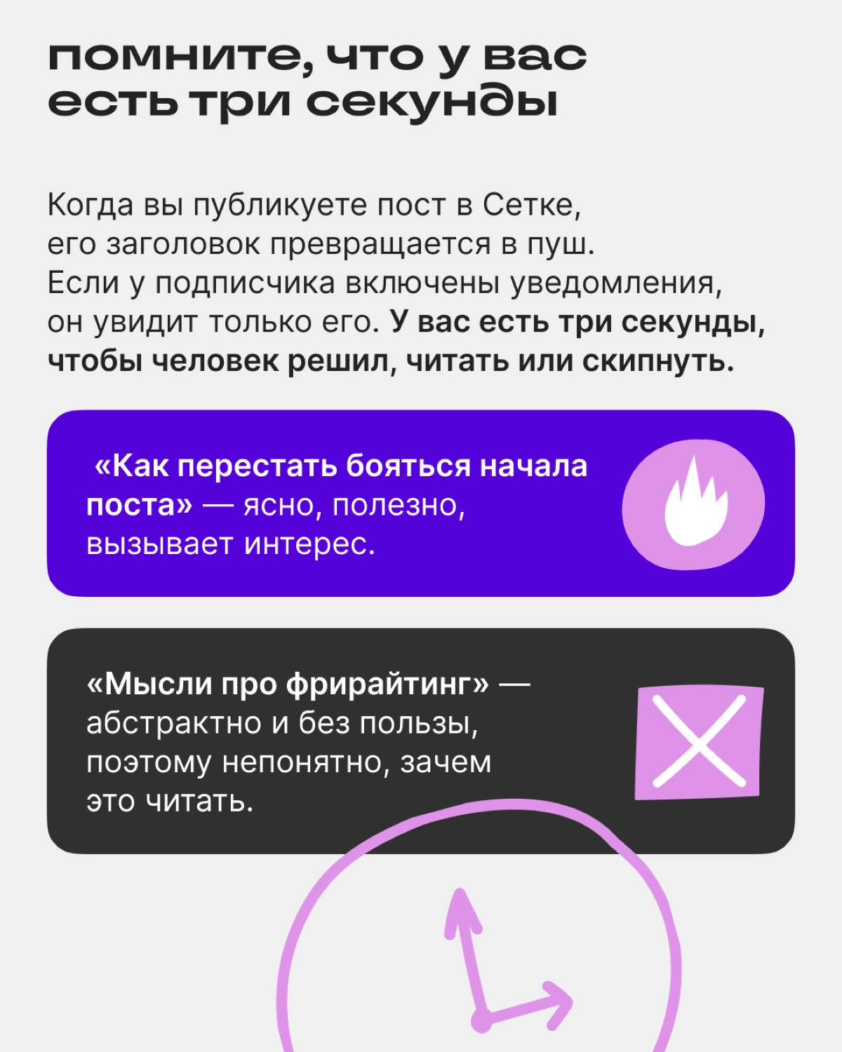 Как не слить пост из-за слабого заголовка | Сетка — новая социальная сеть от hh.ru