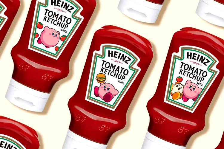 Heinz заколабился с Nintendo для выпуска лимитированной серии своего культового соуса с популярным персонажем мира гейминга — розовым существом Кирби | Сетка — новая социальная сеть от hh.ru