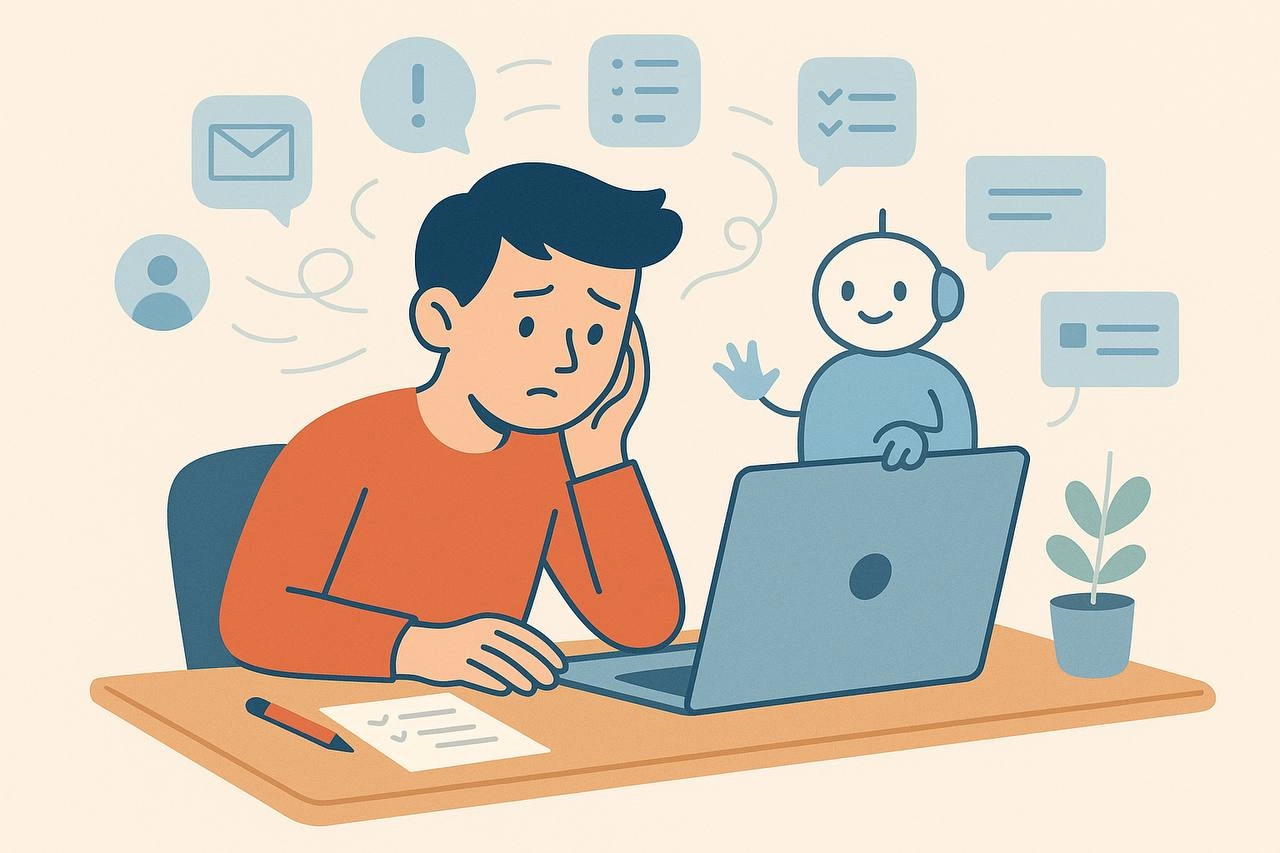 Усталость от принятия решений — реальна
Каждый день: “Кому ответить?”, “Что приоритизировать?”, “Как вежливо отказать?”, “Как начать это чёртово письмо?”
🧠 Мозг забивается не от больших задач, а от со... | Сетка — новая социальная сеть от hh.ru