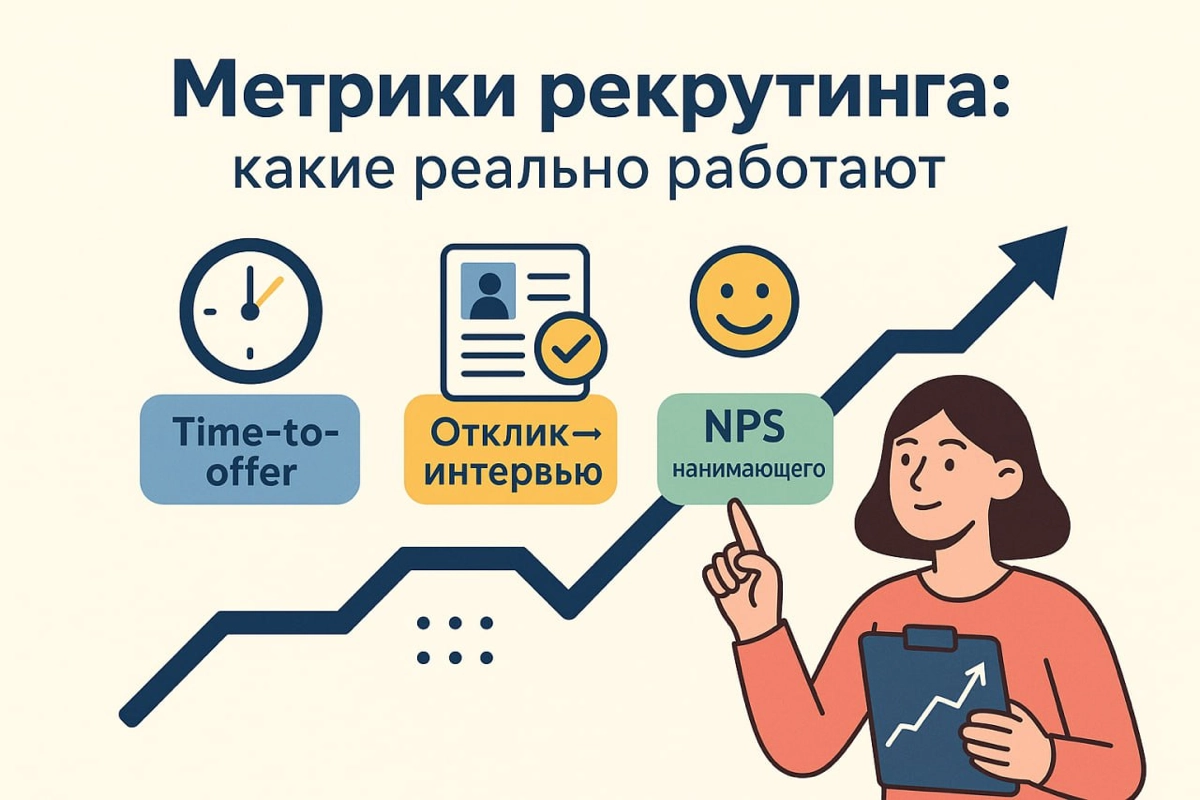 🎯 Метрики рекрутинга: что реально имеет смысл? | Сетка — новая социальная сеть от hh.ru