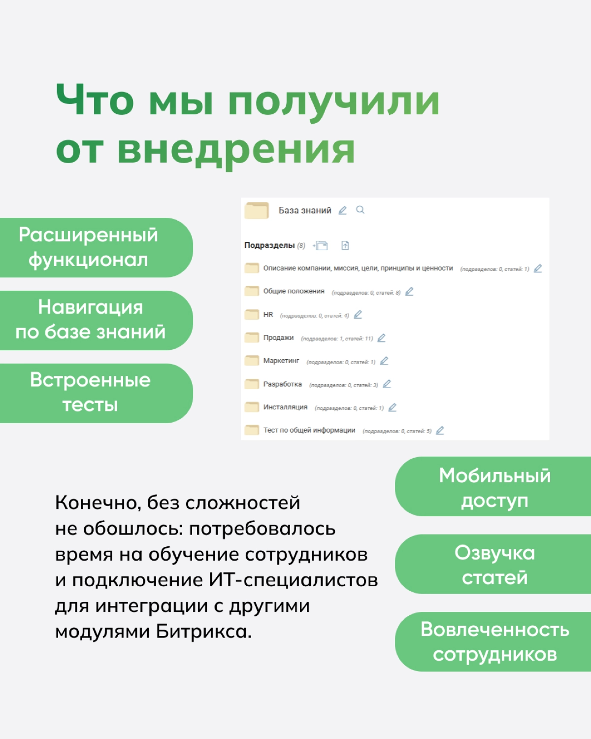 Как мы в TouchOn организовали базу знаний на Битрикс24 | Сетка — новая социальная сеть от hh.ru