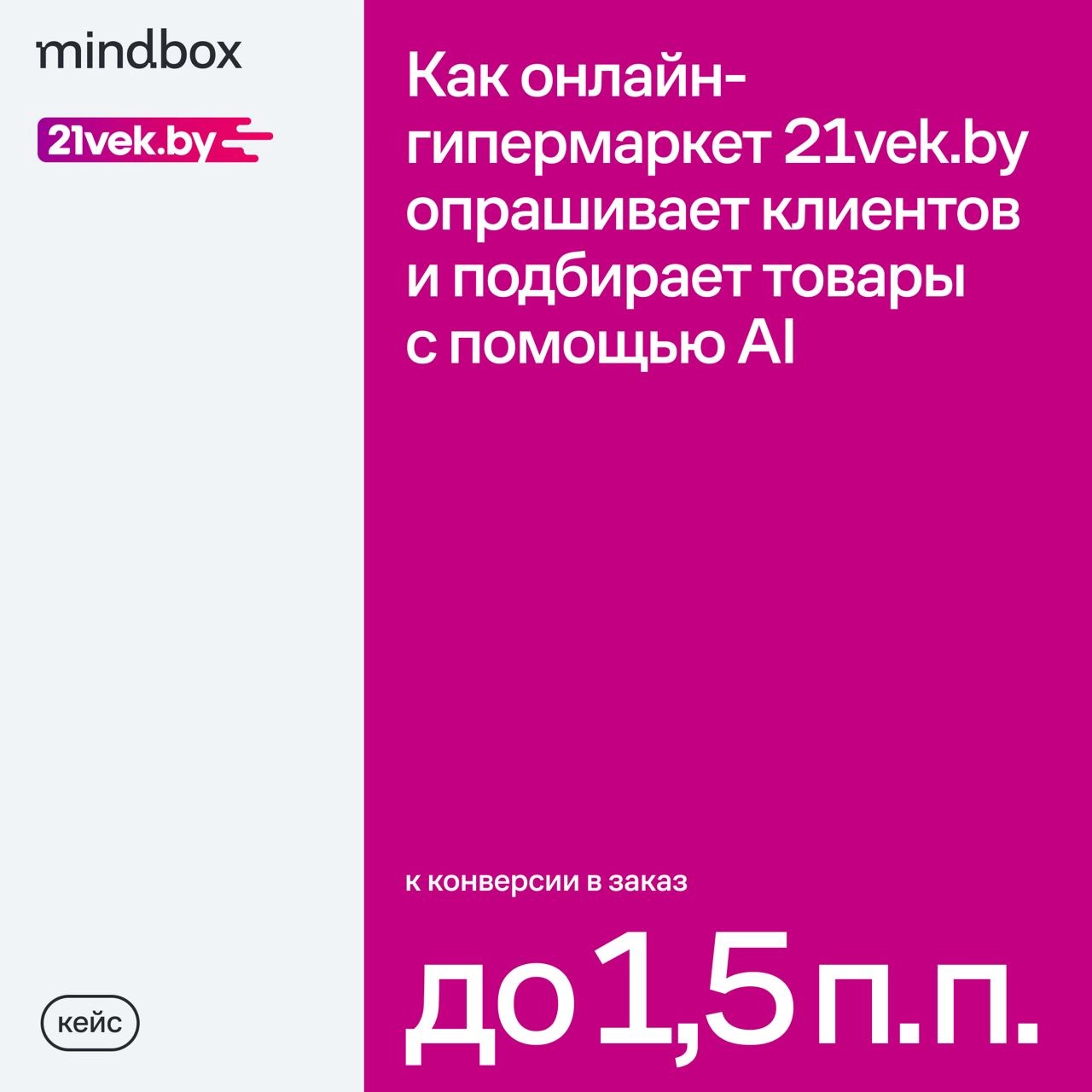 AI-консультант вместо фильтров: как 21vek.by помогает выбрать идеальный товар из 1,2 млн позиций
Представьте: вам нужен холодильник. Вы заходите на сайт и видите 500+ моделей | Сетка — социальная сеть от hh.ru