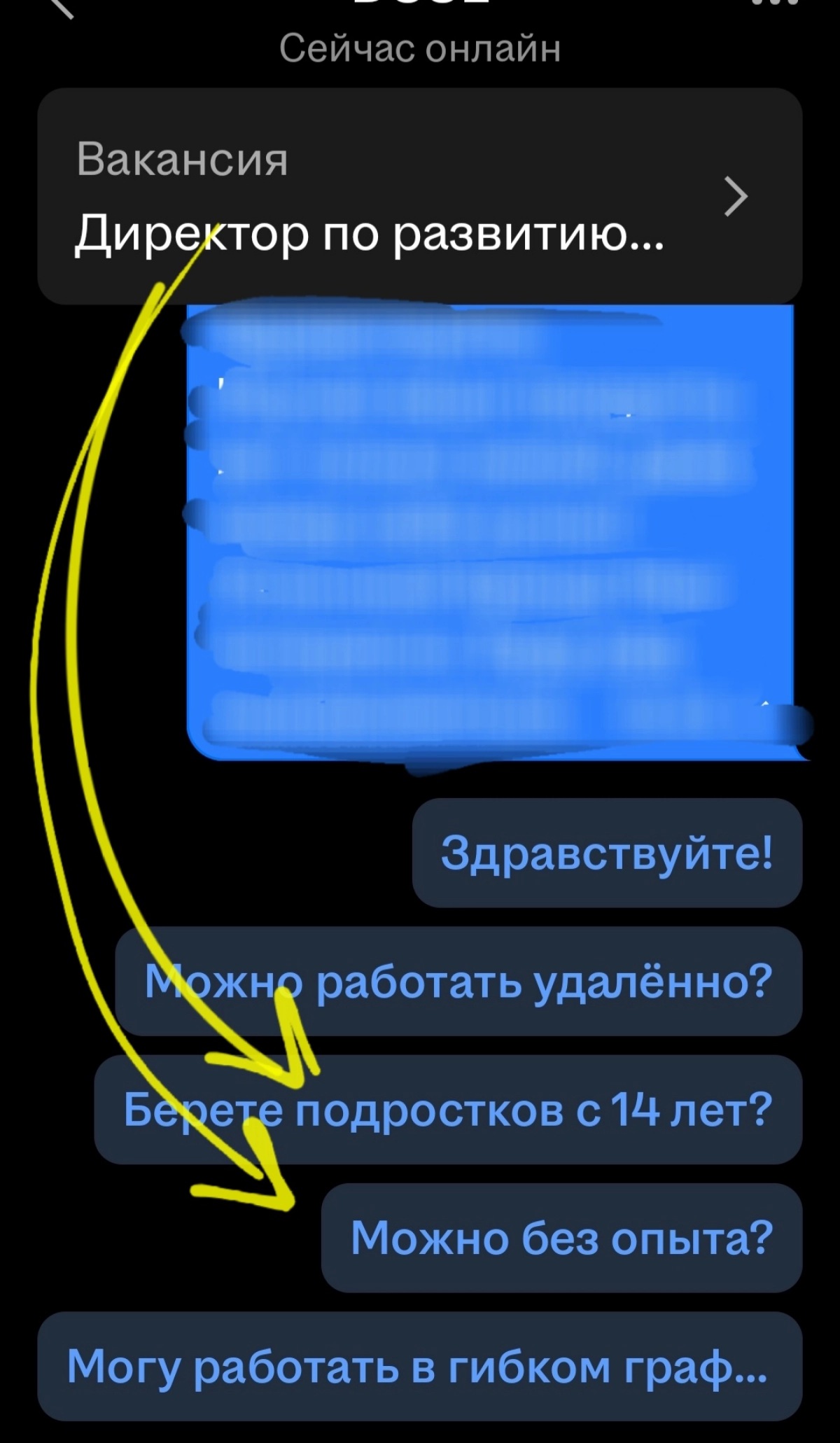 Я исследую одновременно HH (Head Hunter) в поисках вакансий мечты и участвую в проекте создания экспертной системы. Интерфейсом MVP является чат-бот | Сетка — социальная сеть от hh.ru