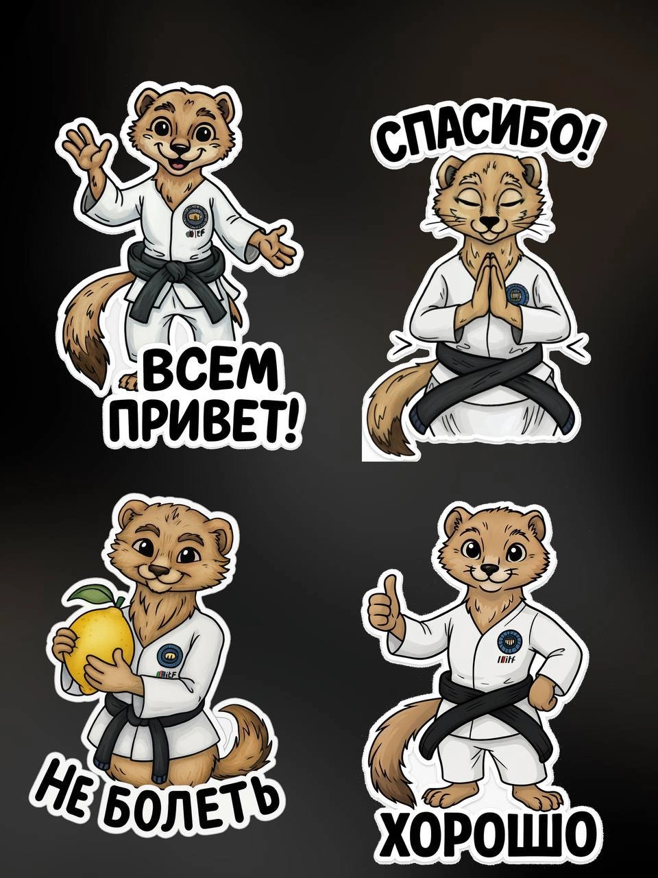 🦾 Стикеры для тг и для печати
🛠 Задача: Создать для Федерации тхэквондо ХМАО стикеры с фирменным персонажем и базовые для чатов 🫱🏽‍🫲🏾
#Стикеры
#ТГ | Сетка — новая социальная сеть от hh.ru