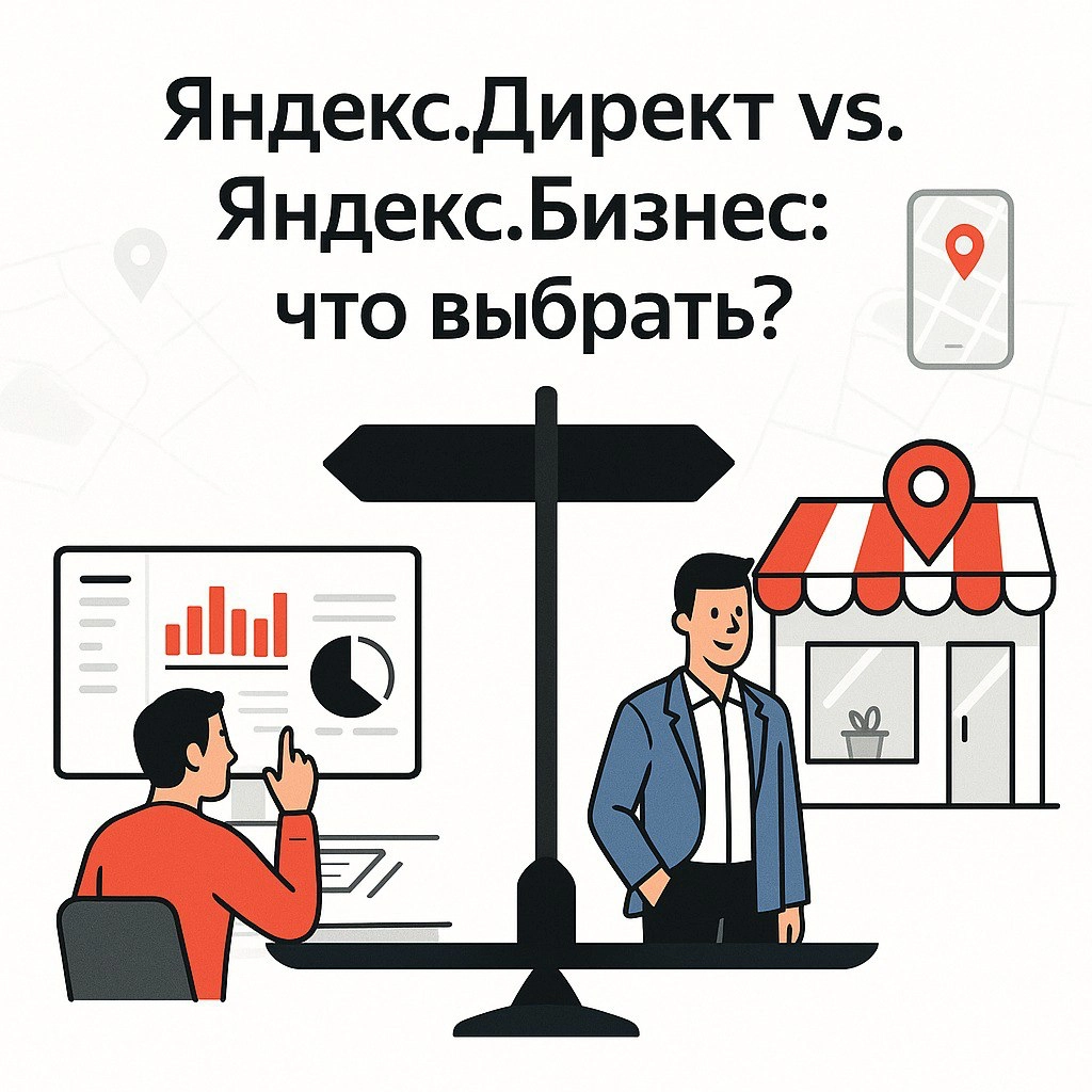 Яндекс.Директ vs. Яндекс.Бизнес: что выбрать? ⚖️ | Сетка — новая социальная сеть от hh.ru