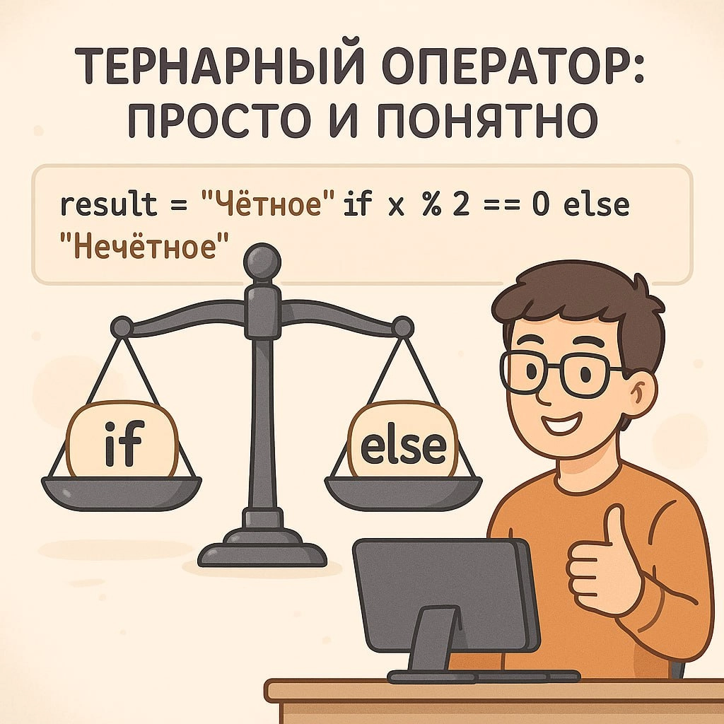 Тернарные операторы — просто и понятно | Сетка — новая социальная сеть от hh.ru
