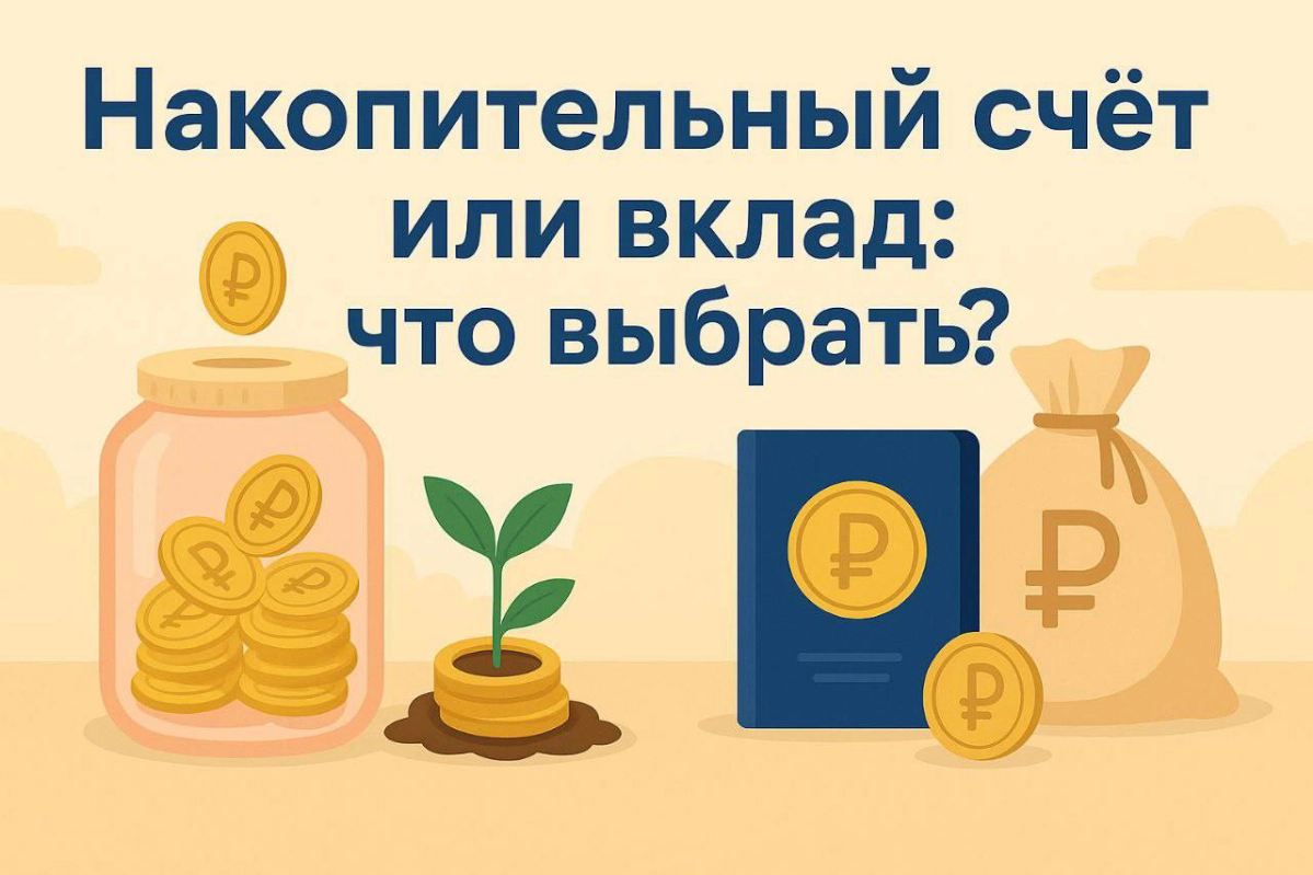 🤔Накопительный счёт или вклад — что выбрать?  
На первый взгляд, они похожи: и там, и там деньги растут, лежат в банке, и даже страхуются государством. Но если вы копите деньги — важно понять разницу | Сетка — социальная сеть от hh.ru
