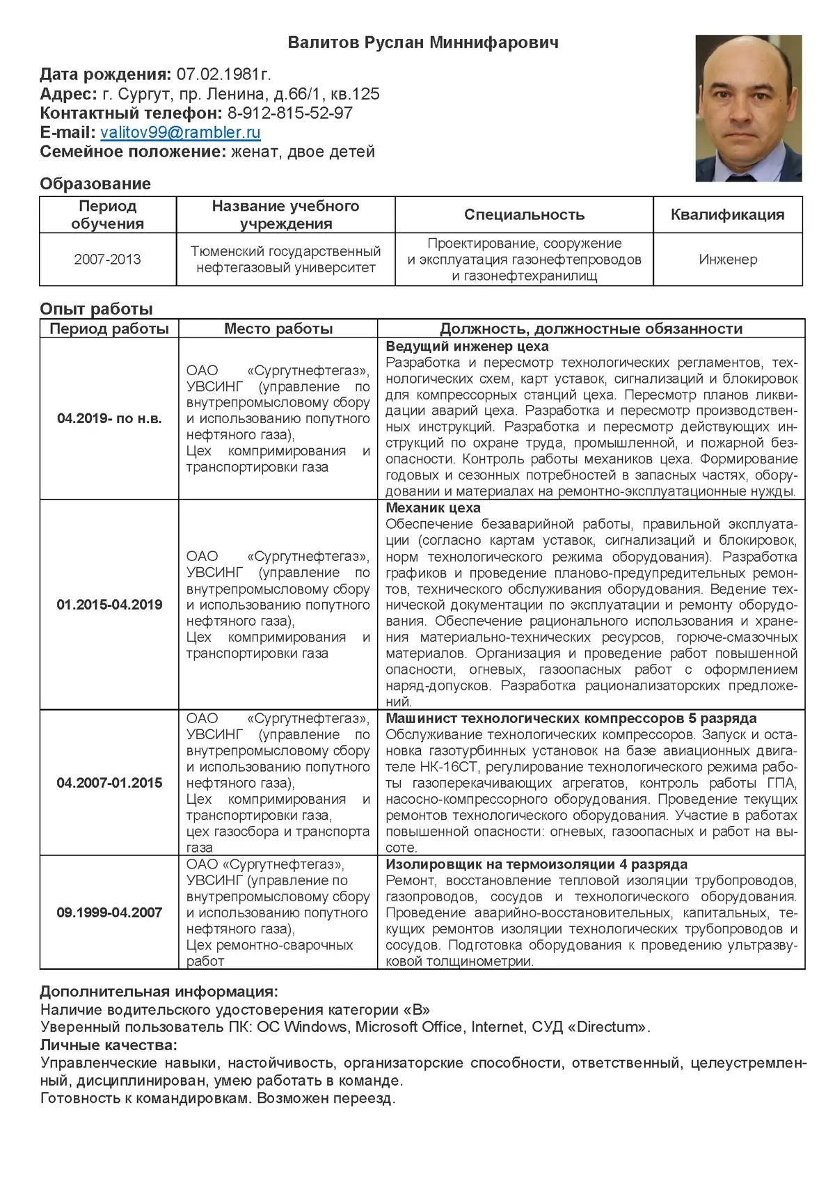 Network member avatar